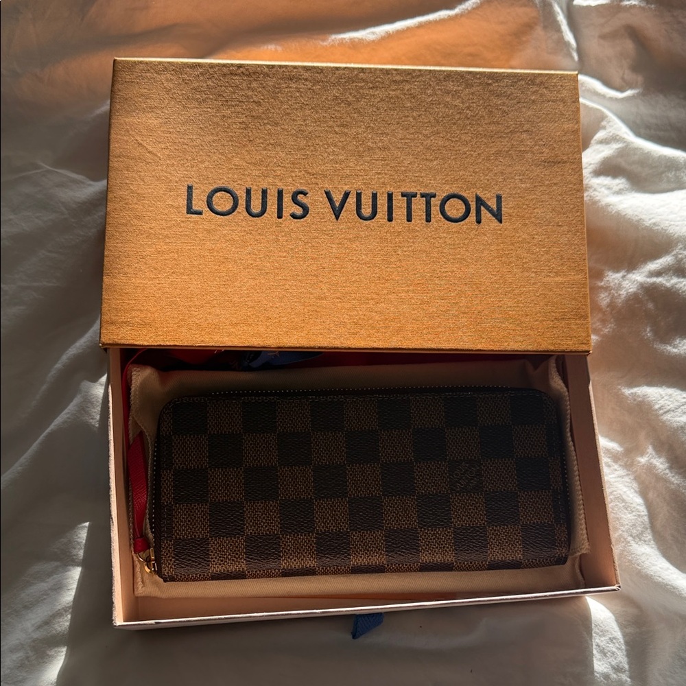 Louis Vuitton Brown Checkered Wallet